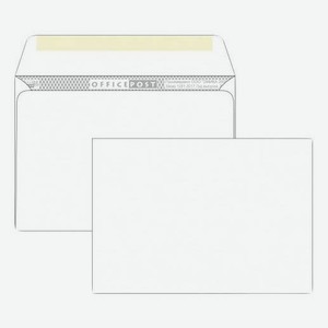Конверт C6 Officepost 11,4 x 16,2 см белый декстрин 100 шт