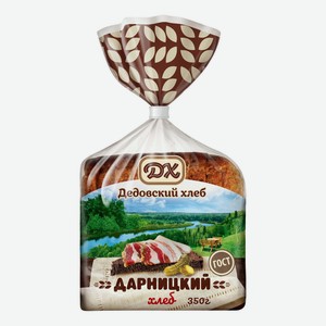 Хлеб Дедовский хлеб Дарницкий нарезка 350 г