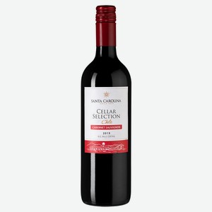 Вино Santa Carolina Cellar selection Cabernet Sauvignon красное полусухое Чили, 0,75 л