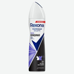 Антиперспирант-аэрозоль Rexona Ультраневидимая нет пятен пота и запаха на 72 ч, 150 мл