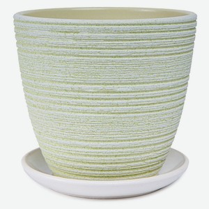 Горшок керамический Халва-А светло-зеленый Ø15 см