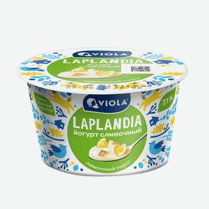БЗМЖ Йогурт Viola Laplandia лимонный пирог 7,1% 180г