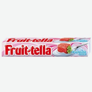 Конфета Фруттелла клубничный йогурт, 40 г 