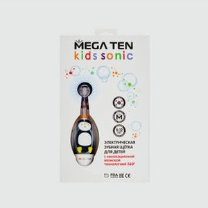 Набор с электрической зубной щеткой MEGA TEN Kids Sonic Set Penguin 1 шт