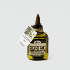 Масло для волос DIFEEL Natural Olive Oil Premium Hair Oil 99% 75 мл