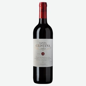 Вино Santa Cristina TOSCANA красное сухое Италия, 0,75 л