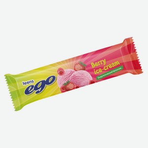 Батончик с протеином Ego со вкусом Ягодное мороженое в йогуртовой глазури, 25 г
