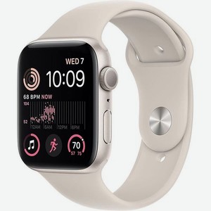 Смарт-часы Apple Watch SE 2022 A2723, 44мм, сияющая звезда / сияющая звезда [mnte3ll/a]