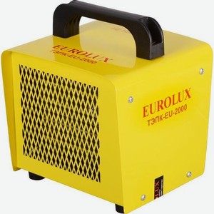 Электрическая тепловая пушка EUROLUX ТЭПК-EU-2000, 2кВт, желтый [67/1/34]