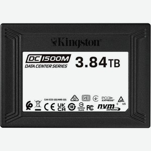 SSD накопитель Kingston DC1500M SEDC1500M/3840G 3.8ТБ, 2.5 , PCI-E 3.0 x4, NVMe, U.2 SFF-8639