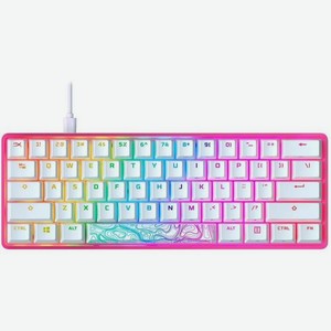 Клавиатура HYPERX Alloy Origins 60, USB, розовый [572y6aa#aba]