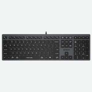 Клавиатура A4TECH Fstyler FX50, USB, серый [fx50 grey]