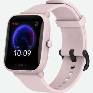 Смарт-часы AMAZFIT Bip U, 1.43 , розовый / розовый