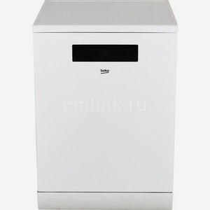 Посудомоечная машина Beko DEN48522W, полноразмерная, напольная, 60см, загрузка 15 комплектов, белая