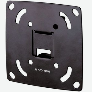 Кронштейн для телевизора Kromax OPTIMA-100, 10-28 , настенный, фиксированный, черный [28001]