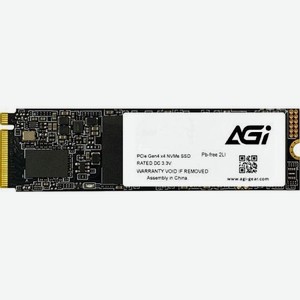 SSD накопитель AGI AI818 AGI512G44AI818 512ГБ, M.2 2280, PCI-E 4.0 x4, NVMe, M.2