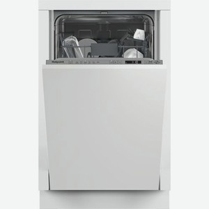 Встраиваемая посудомоечная машина Hotpoint-Ariston HIS 1D67, узкая, ширина 44.8см, полновстраиваемая, загрузка 10 комплектов