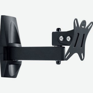 Кронштейн для телевизора Holder LCDS-5004, 10-26 , настенный, поворот и наклон, металлик [lcds-5004 metallic]