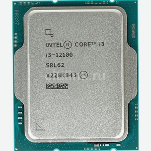 Процессор Intel Core i3 12100, LGA 1700, OEM
