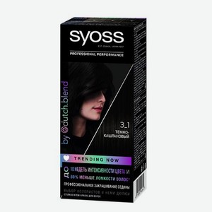 Краска для волос SYOSS COLOR 3-1 темно-каштановый