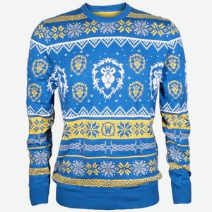 Верхняя одежда World of Warcraft Свитер Alliance Ugly Holiday Sweater
