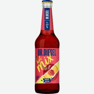 Пивной напиток Doctor Diesel Вишня - персик 6%, 0,45 л
