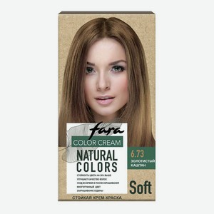 Крем-краска для волос Fara Natural Colors Soft 306 Золотистый каштан 150 мл