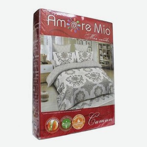 Комплект постельного белья Amore Mio евро сатин 70 х 70 см разноцветный