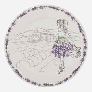 Тарелка закусочная Lefard Blossom Лаванда 20,5 см