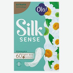 Прокладки ежедневные Ola! Silk Sense Солнечная ромашка 60 шт