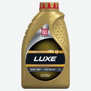 Масло моторное «Лукойл» Люкс SL/CF 5W30 синтетическое, 1 л