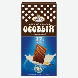 Шоколад молочный «Фабрика имени Крупской» Особый 37%, 88 г
