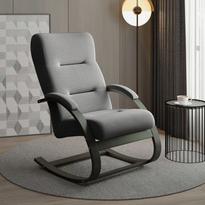 Lazurit Мягкое кресло-качалка Монца Серый 890 мм 600 мм 960 мм