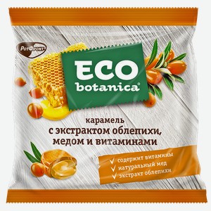 Карамель ЭКО БОТАНИК, Облепиховый мёд и витамины, 150г