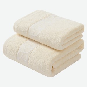 Набор полотенец Comfort Line махровое 450 г/м2 Blossom, цвет Снежный