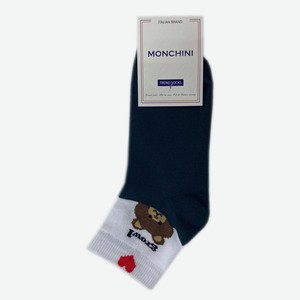 Носки женские Monchini артL212 - Зеленый, Медведь, 38-40