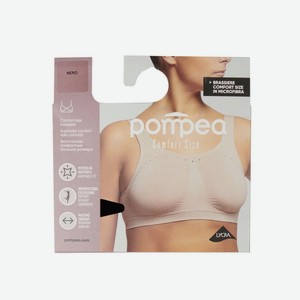 Бюстгальтер женский Pompea brassiere comfort size - xxl nero