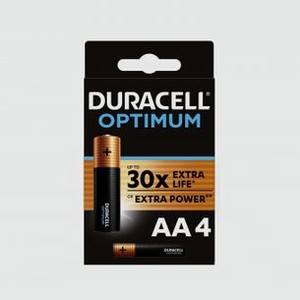 Батарейка DURACELL Lr6-4bl Optimum 4 шт