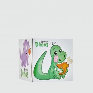 Бумажные салфетки WORLD CART Динозавры, Белый 56 шт