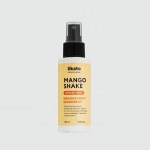 Органический спрей-дезодорант для тела LIKATO PROFESSIONAL Organic Spray Deodorant Mango Shake 100 мл