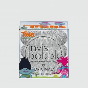 Резинка-браслет для волос INVISIBOBBLE Original Trolls, Прозрачный 3 шт