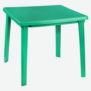 Стол пластиковый Альтернатива M2596 цвет: зеленый, 800×800×740 мм