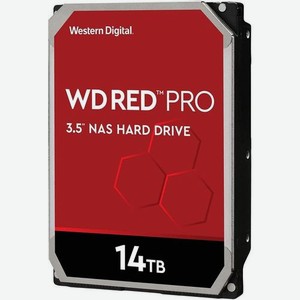 Жесткий диск WD Red Pro WD141KFGX, 14ТБ, HDD, SATA III, 3.5 