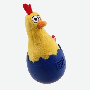 GiGwi игрушка  Цыпленок  неваляшка с пищалкой, текстиль/резина (140 г)