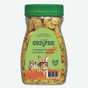 MR.Crisper лакомство для грызунов: горох, кукуруза, морковь (230 г)