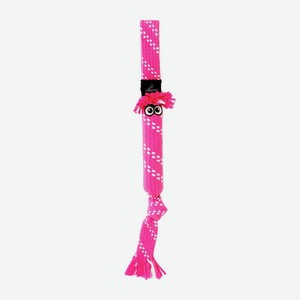 Rogz игрушка веревочная шуршащая SCRUBZ, розовый (M)