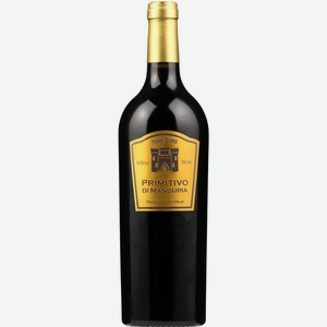 Вино  Торри д Оро  Примитиво ди Мандурия, 2020, 750 мл, красное, сухое