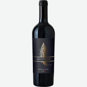 Вино  Паво Неро  Россо, 750 мл, красное, сухое