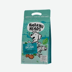 Корм Barking Heads беззерновой корм для собак, с лососем, форелью и бататом  Рыбка-вкусняшка  (12 кг)