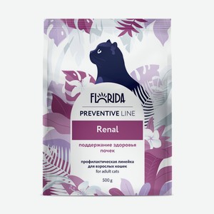 Florida Preventive Line renal сухой корм для кошек  Поддержание здоровья почек  (1,5 кг)